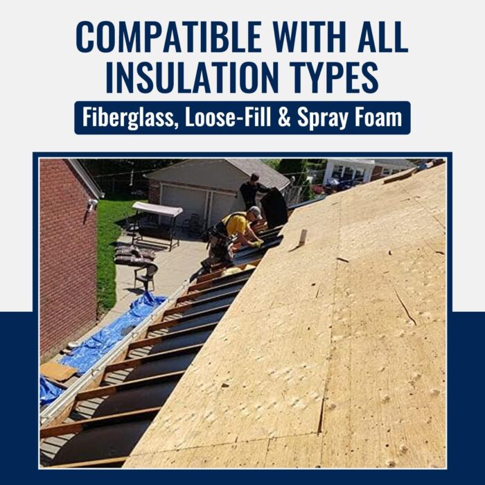 SmartBaffle 16 - insulation baffle for 14-½” wide rafter bays between rafters 16” On-Center. - Image 5