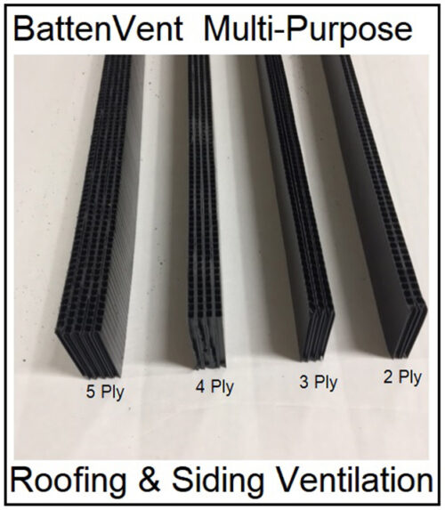 BattenVent comes in a variety of plys/thickness