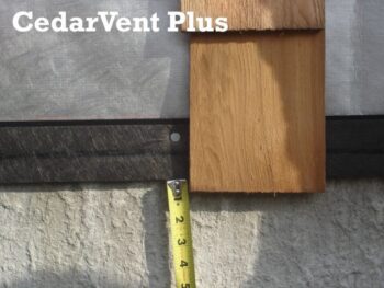 CedarVent Plus installed