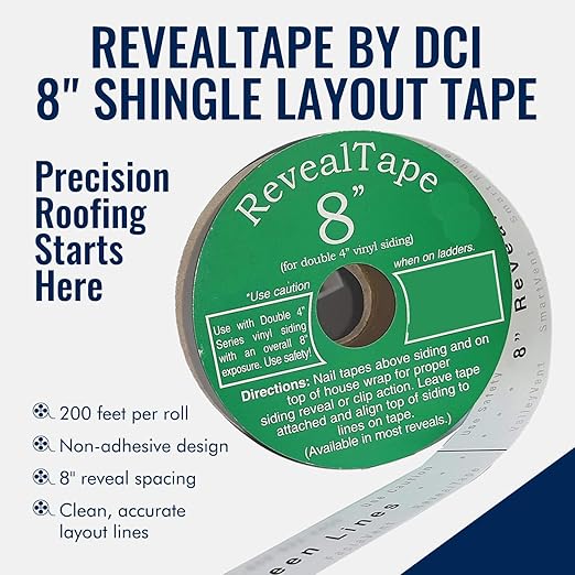 RevealTape shingle layout tape